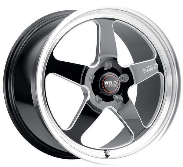 Weld Performance Wheels 20x5 Weld Performance Ventura Drag S155 Gloss Black Milled Machined (Rotary Formed) 5x4.5/114.3 -38mm 