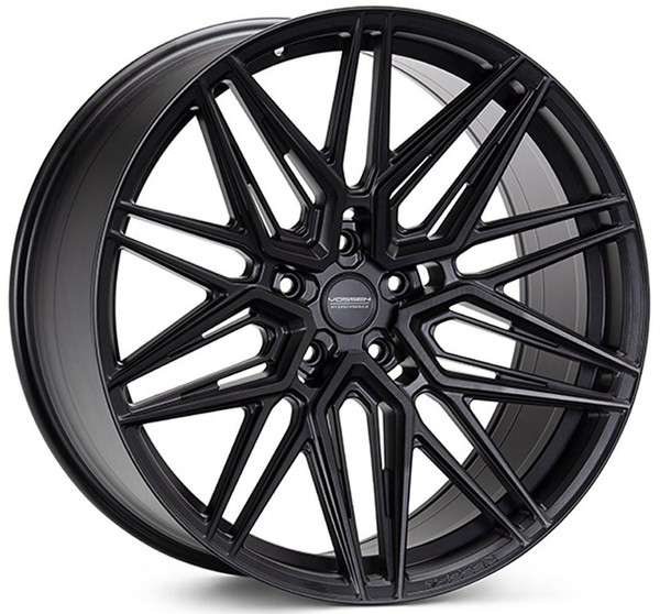 Vossen Wheels 23X10.5 Vossen HF-7 Satin Black (Hybrid Forged) (Mid Deep Concave) (CUSTOM) 