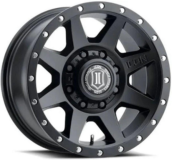 ICON Wheels 20x9 ICON Rebound HD Double Black 8x180 12mm 