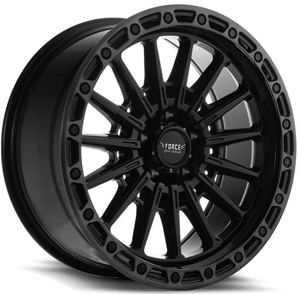 Force Off-Road Wheels 17x9 Force Off-Road F46 Gloss Black Machined Dark Tinted 6x5.5/139.7 0mm 
