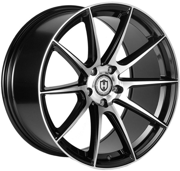Curva Concepts Wheels 19x10 Curva Concepts CFF72 Gloss Black Machined (Flow Forged) (CUSTOM)* 
