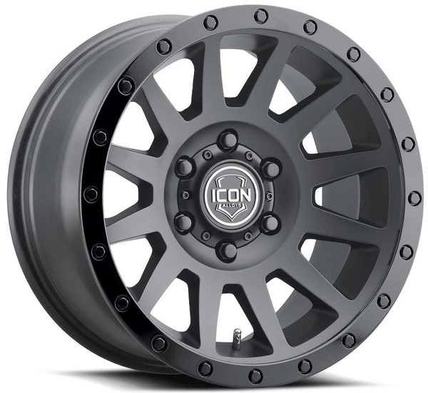 ICON Wheels 18x9 ICON Compression Double Black 6x5.5/139.7 25mm 