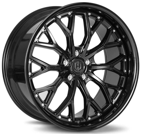 Curva Concepts Wheels 20x10.5 Curva Concepts CFF76 Gloss Black (Flow Forged) (CUSTOM) 