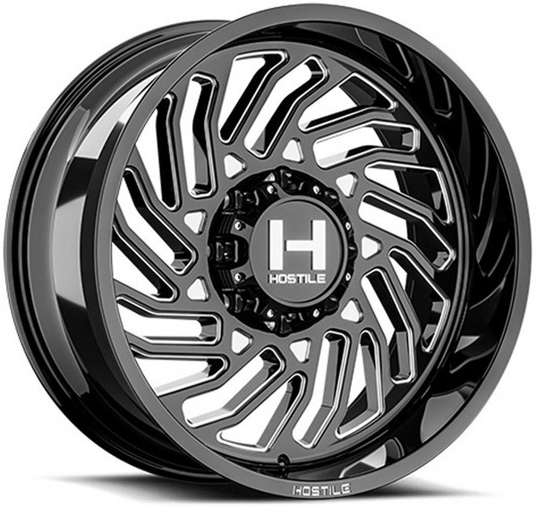 Hostile Wheels 20x10  Hostile H140 Twister Blade Cut 8x170 -19mm 