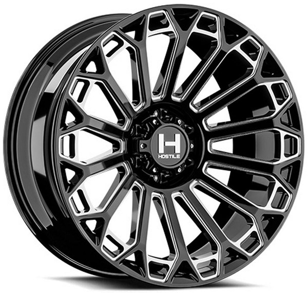 Hostile Wheels 22x10  Hostile H142 Warrior Blade Cut 6x5.5/139.7 -25mm 