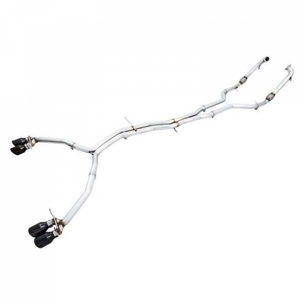 AWE Tuning 18-21 Audi B9 S5 Coupe Resonated For Performance Cat Track Edition Exhaust w/ Carbon Fiber Tips 3015-45010