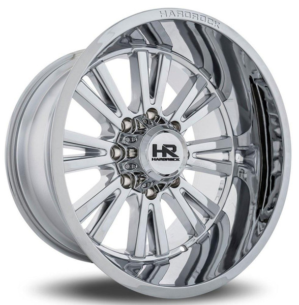 Hardrock Off-Road Wheels 20x12 Hardrock Off-Road H503 Spine Xposed Chrome (* May Require Trimming) 8x170 -44mm 