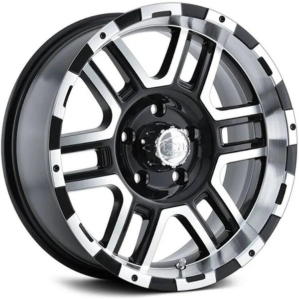 Ion Alloy Wheels 16x8 ION Alloy 179 Satin Black w/ Machined Face & Lip 5x4.5/114.3 10mm 