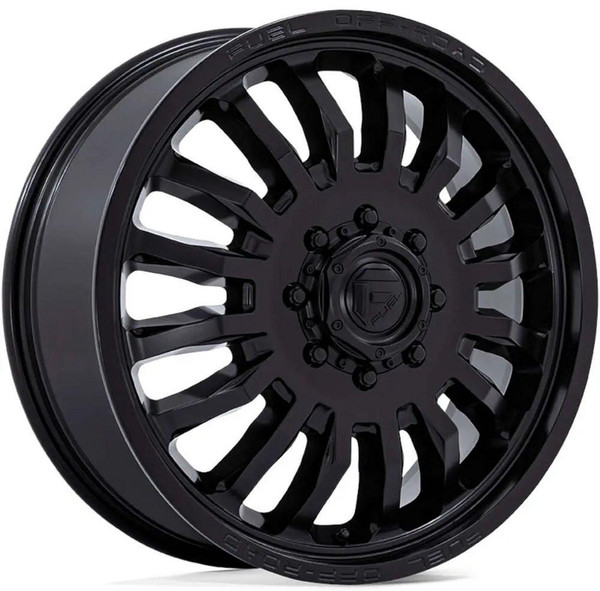 Fuel Off-Road Wheels 22X8.25 Fuel Off-Road ARC Blackout Dually Front D867 8X210 104MM 154.3 C.B. 