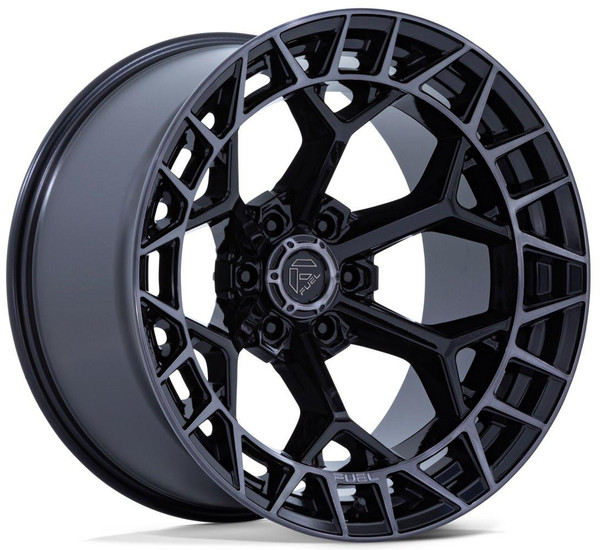Fuel Off-Road Wheels 20X9 Fuel Off-Road Charger Gloss Black Brushed Dark Tint FC873  8x6.5/165 1mm 