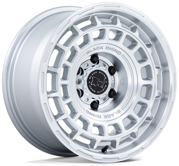 Black Rhino Wheels 20X8.5 Black Rhino BR024 Awol Silver Machined 6x135 25mm 