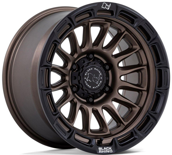 Black Rhino Wheels 17X9 Black Rhino BR025 Rival Burnt Bronze w/ Matte Black Lip 6x5.5/139.7 1mm 