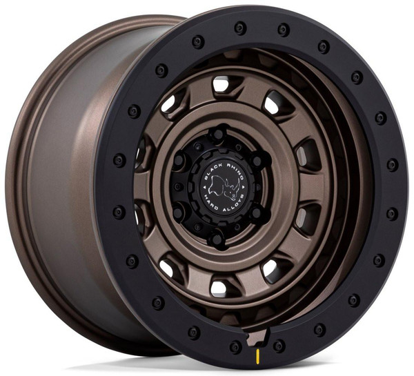 Black Rhino Wheels 17X9 Black Rhino BR023 Rival Burnt Bronze w/ Matte Black Lip 6x5.5/139.7 -12mm 