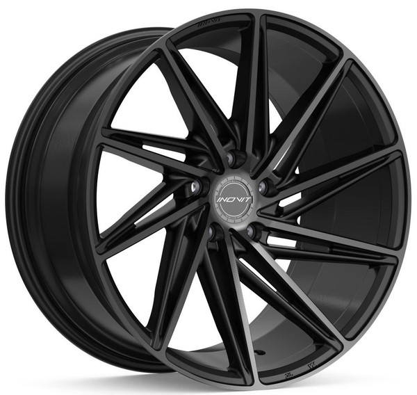 Inovit Wheels 20x8.5 Inovit Turbine II Satin Black Machined w/ Dark Tint (Bi-Directional) (Right) 5x112 5x4.5/114.3 30mm* 