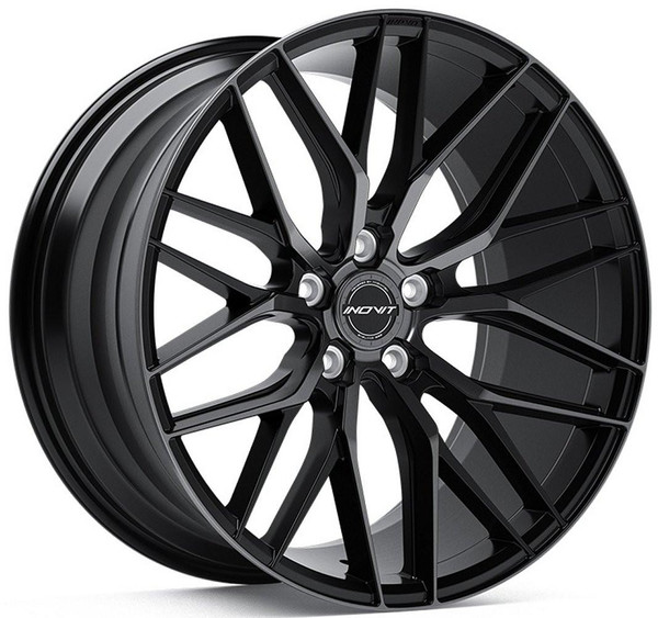 Inovit Wheels 19x9.5 Inovit Blitz Satin Black Machined w/ Dark Tint 5x120 38mm 