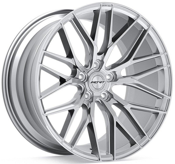 Inovit Wheels 20x8.5 Inovit Blitz Satin Silver Machined 5x112 5x4.5/114.3 35mm* 