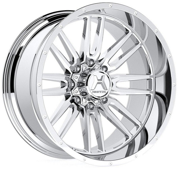 Hartes Metal Wheels 22x12 Hartes Metal Off-Road Whipsaw Polished (* May Require Trimming) 5x4.5/114.3 5x5/127 -44mm* 