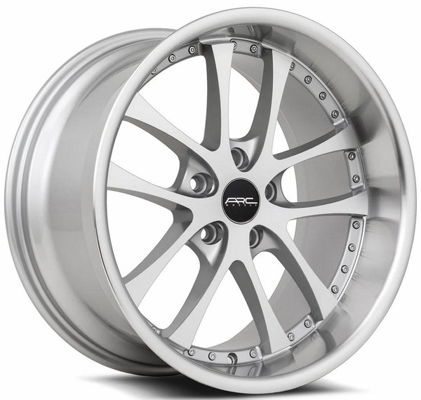 ARC Wheels 19x8.5 ARC AR5 Silver Machined 5x115 35mm (CUSTOM) 
