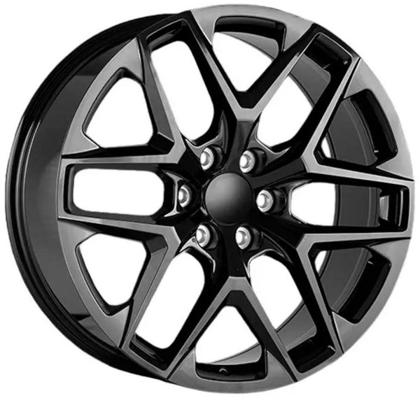 OE Concept Wheels 20x9 OE Concepts Replica 2022 GMC Sierra Snowflake Gloss Black G23 6x5.5/139.7 28mm 
