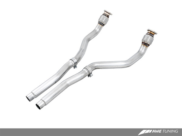 AWE Tuning Audi B8 3.0T Non-Resonated Downpipes for S4 / S5 3220-11010