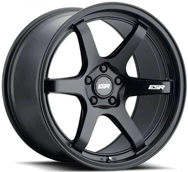 ESR Wheels 18x9.5 ESR AP6 Satin Black (Flow Form) 5x110 35mm (CUSTOM)* 