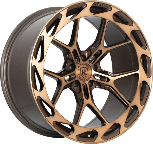Rohana Wheels 20x11 Rohana RFX19 Bronze Machined (Cross Forged) (Deep Concave) 5x120 45mm 