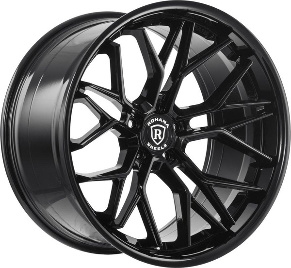 Rohana Wheels 20x10 Rohana RFC3 Gloss Black (Flow Formed) (Deep Concave) 5x112 25mm 