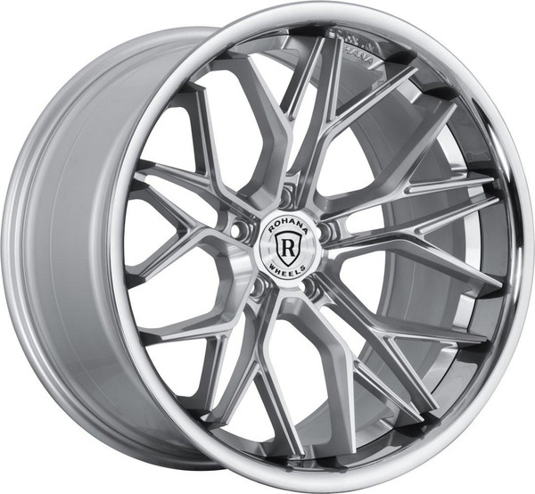 Rohana Wheels 20x10 Rohana RFC3 Silver Machined (Flow Formed) (Deep Concave) 5x112 25mm 