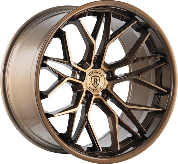 Rohana Wheels 20x10 Rohana RFC3 Bronze Machined (Flow Formed) (Deep Concave) 5x120 25mm 