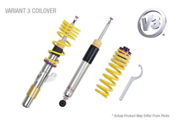 KW Coilover Kit V3 BMW 17+ BMW 5 Series Sedan 2WD w/ Electronic Dampers 352200BY