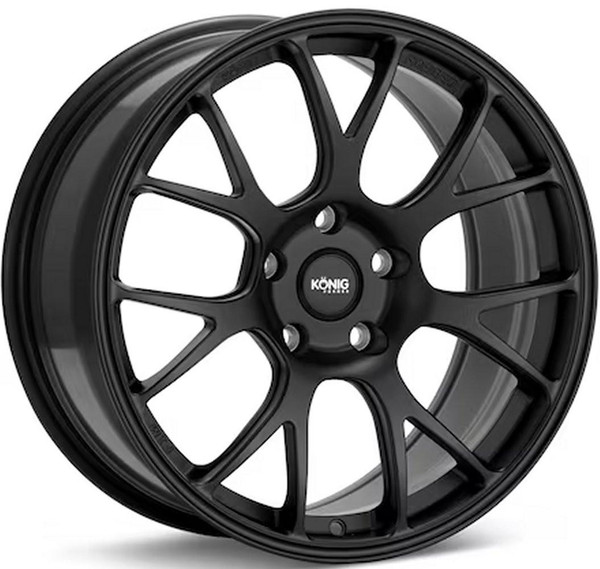 Konig Wheels 18x11 Konig Forged F1M Satin Black (Fully Forged) 5x120 44mm 