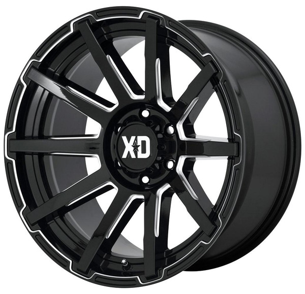 XD Series Wheels (Clearance) 20x9 XD Series XD847 Outbreak Gloss Black Milled 6x5.5/139.7 0mm 