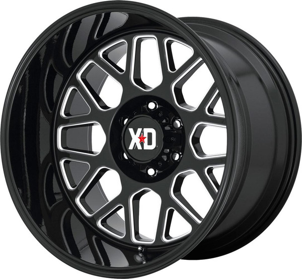 XD Series Wheels (Clearance) 18x9 XD Series XD849 Gloss Black Milled  6x5.5/139.7 18mm 