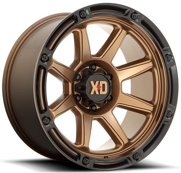 XD Series Wheels (Clearance) 20x9 XD Series XD863 Titan Matte Bronze w/ Black Lip 5x5/127 0mm 