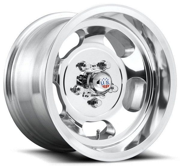 US Mags Wheels 15X5 US Mags U101 Indy Polished 5x4.75/120.7 -12mm 