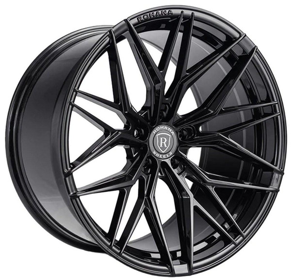 Rohana Wheels 22x10.5 Rohana RFX17 Gloss Black (Cross Forged) (Deep Concave) 5x130 40mm 