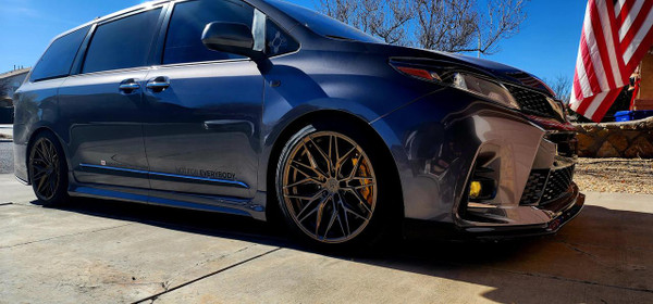  20x10 5x114.3 +25mm | 2019 Toyota Sienna 