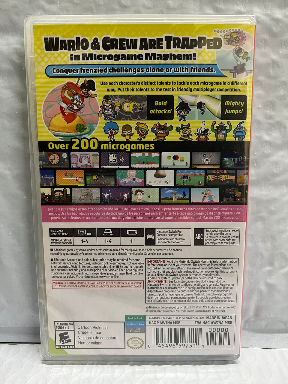 Warioware: Get It Together! Switch New Game Special (Multiplayer