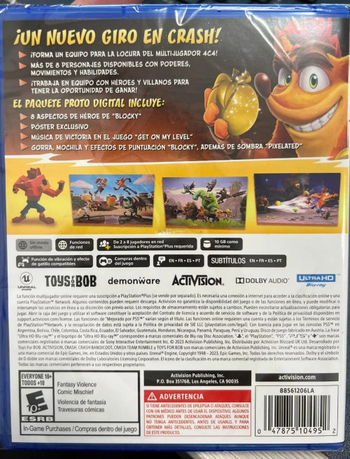 Crash Team Rumble Deluxe Edition PS5 Brand New Game Special (Multiplayer, 2023)