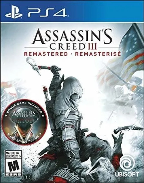 Assassin's Creed III: Remastered PS4 Brand New Game Special (2019 Action)
