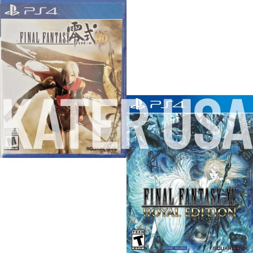 Final Fantasy Type-0 HD + XV: Royal Edition PS4 Brand New Game Bundle (RPG)