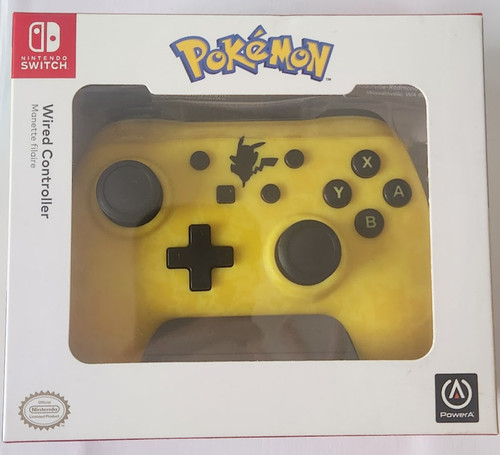 PowerA Pokemon Wired Controller (Pikachu Silhouette) Brand New (2019 Joypad)