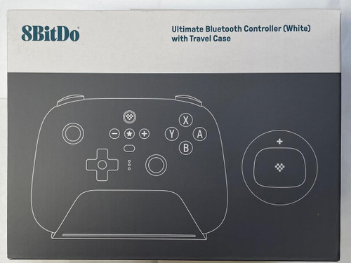 8BitDo Ultimate Bluetooth Wireless Controller with Travel Case - White