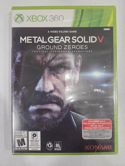 Metal Gear Solid V: Ground Zeroes X360 Brand New Game (2015 Adventure)