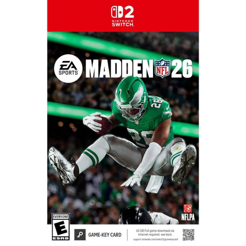 Madden NFL 26 Game Key Cart Switch 2 Brand New Game