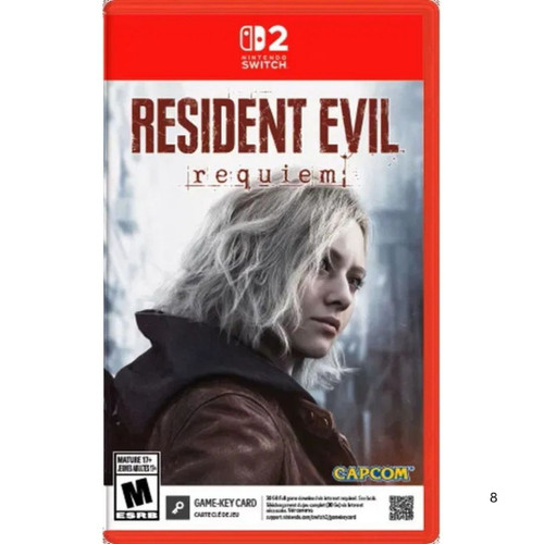 Resident Evil Requiem (Game Key Cart) Switch 2 Brand New Game ( 2026 Survival )