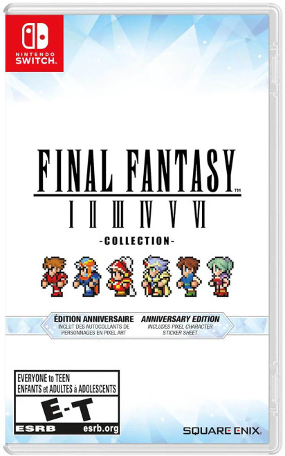 Final Fantasy I-VI Pixel Remaster Collection [Anniversary Edition] (US) Switch Brand New Game (2021 RPG )