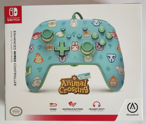 PowerA Enhanced Wired Controller (Animal Crossing) (EU) Switch Brand New