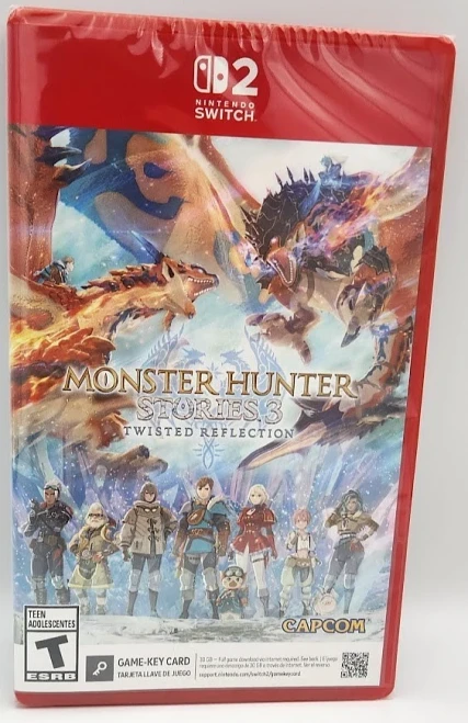 Monster Hunter Stories 3: Twisted Reflection (Game-Key Card) Switch 2 Brand New