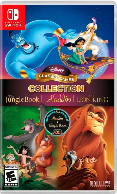 Disney Classic Games Collection: Aladdin, The Lion King, and The Jungle Book NSW